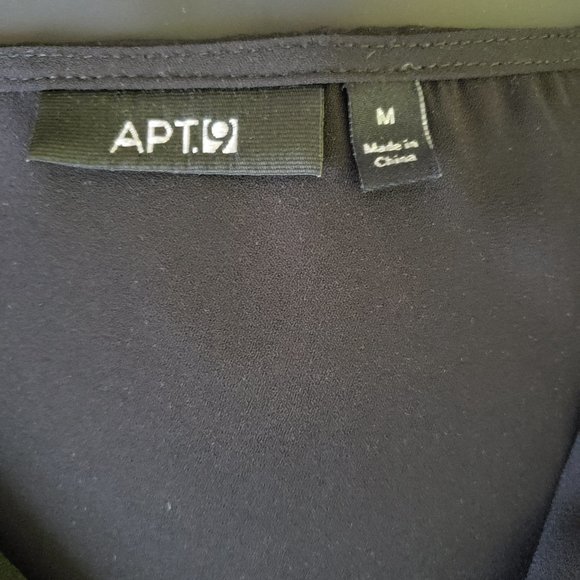 Black V-Neck Tank - Picture 6 of 7